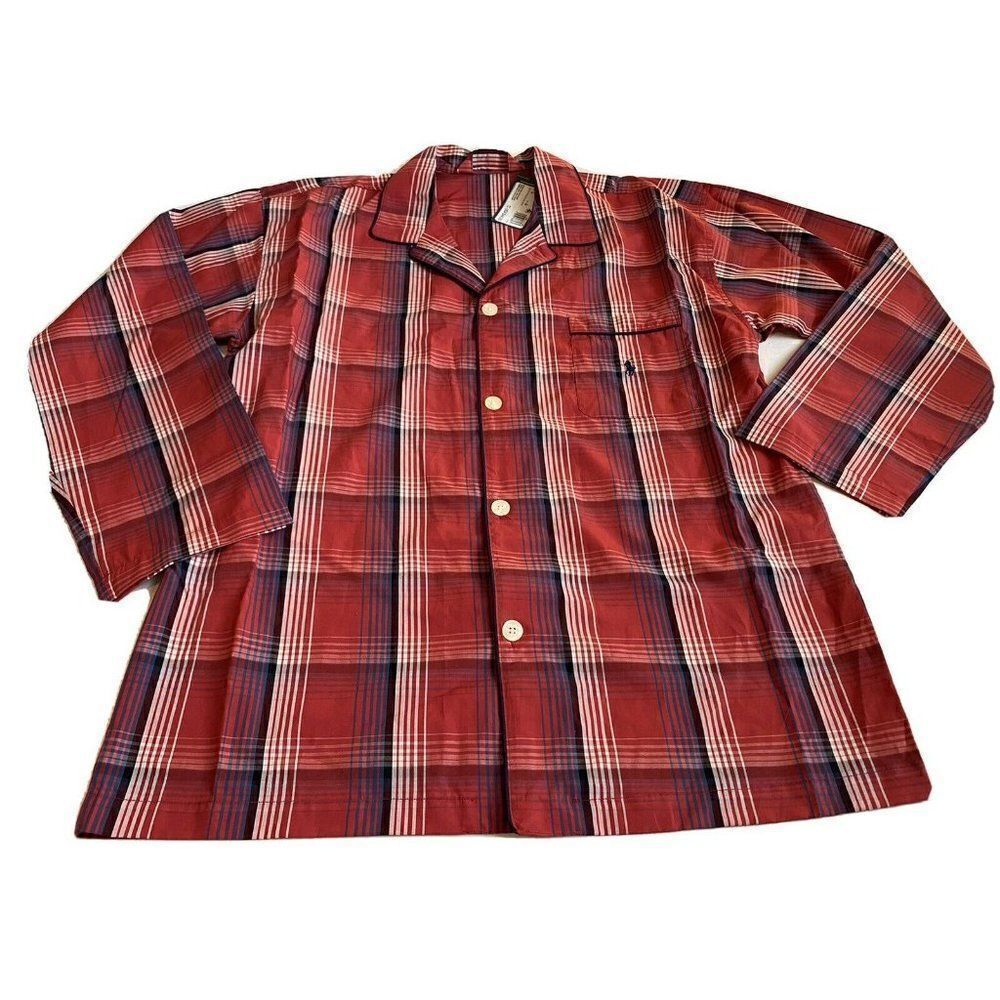Polo Ralph Lauren 100% Cotton Woven Pajama Shirt L